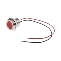 RS Pro LED表示灯 赤 22mm 28 V dc 1232425 1232425 1個