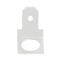 RS Pro スタッド取り付けタブ端子 タブサイズ4.75 x 0.5mm 厚さ0.5mm 幅4.75mm アンシュラウド 1袋(100個入) 1251984 1251984 1袋