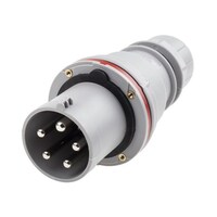 RS Pro 電源コネクタ (産業用コネクタ ) ケーブルマウント プラグ 赤 1254438 1254438 1個