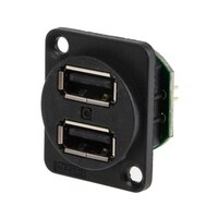 RS Pro USBコネクタ USB2.0 メス ポート数:2 1438925 1438925 1個