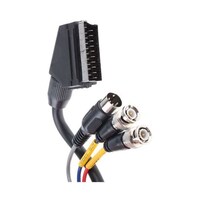 RS Pro AVケーブル Male SCART Male BNC x 2 Male DIN 2m オス 1 DIN 1562745 1562745 1個