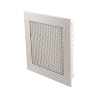 RS Pro 換気 グリル 300 x 300mm アルミ 白 1854713 1854713 1個