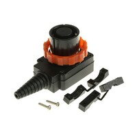 RS Pro ラウドスピーカーコネクタ 8極 オス ライトアングル ケーブルマウント 2156414 2156414 1個