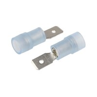 RS Pro ファストン端子 オス タブサイズ0.5 x 4.75mm 厚さ4.75mm 幅0.5mm 1.5 → 2.5mm2 16 → 14AWG 1袋(100個入) 2674445 2674445