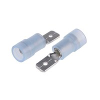 RS Pro ファストン端子 オス タブサイズ4.8 x 0.8mm 厚さ0.8mm 幅4.8mm 1.5 → 2.5mm2 16 → 14AWG 1袋(100個入) 2674451 2674451 1袋