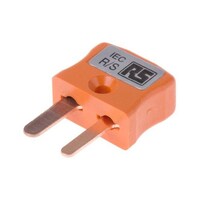 RS Pro 熱電対コネクタ ミニチュアクイックワイヤプラグコネクタ R/Sタイプ ミニチュア 3817508 3817508 1個