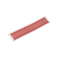 RS Pro 粘着剤付きラベル 140枚入り シルバー 赤 Equipment Not To Be Used 4453666 4453666 1袋