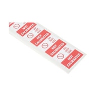 RS Pro 粘着剤付きラベル 50枚入り 赤 白 Do Not Use 4506108 4506108 1袋