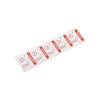 RS Pro 粘着剤付きラベル 50枚入り 赤 白 Rejected Do Not Use 4506114 4506114 1袋