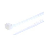 RS Pro 結束バンド 150mm x 3.6 mm ナチュラル ナイロン 66 1袋(1000個入) 4920453 4920453 1袋