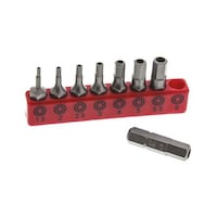 RS Pro ドライバービットセット 8 ピース 不正防止 Hexagon インパクトビットセット 6159237 6159237 1個