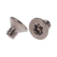 RS Pro セキュリティトルクス M4 x 6mm 平形 ステンレス鋼 1袋(100個入) 6212530 6212530 1袋