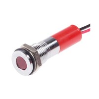 RS Pro LED表示灯 赤 8mm 220 V ac 7001943 7001943 1個