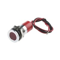 RS Pro LED表示灯 赤 14mm 12 V dc 7038926 7038926 1個
