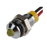 RS Pro LED表示灯 黄 6mm 2 V dc 7227684 7227684 1個