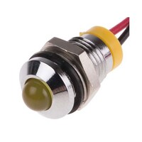 RS Pro LED表示灯 黄 8mm 2 V dc 7239337 7239337 1個