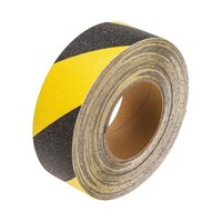 RS Pro Anti Slip Tape Black/Yellow 50mm x 18.3m 7621525 7621525 1個