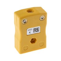 RS Pro 熱電対コネクタ 標準インラインソケットコネクタ Kタイプ 標準 7691319 7691319 1個