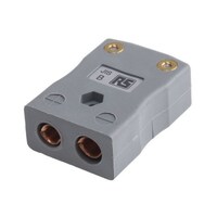 RS Pro 熱電対コネクタ 標準インラインソケットコネクタ Bタイプ 標準 7718944 7718944 1個