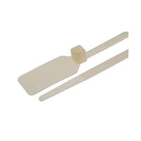 RS Pro 結束バンド, 400mm x 4.8 mm, ナチュラル, ナイロン 66 1袋(100個入) 8111798 8111798 1袋