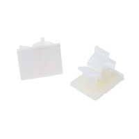 RS Pro ケーブルクランプ (配線クリップ), 10.3mm x 19.1 mm 22.2mm 1袋(100個入) 8178940 8178940 1袋