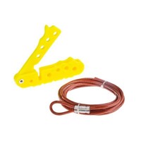 RS Pro ロックアウト 4穴 PVC / スチール ケーブルロック 8188060 8188060 1個