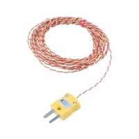 RS Pro 熱電対センサ, Kタイプ ミニチュアプラグ, 75°C → +250°C, 5m ANSI 8479710 8479710 1個