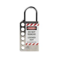 RS Pro ロックアウト錠 6穴 ステンレススチールシート HASPロックアウト 8625155 8625155 1個