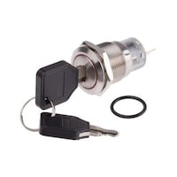 RS Pro キースイッチ, , 2極, 90° 8771999 8771999 1個