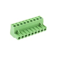 RS Pro 基板用端子台, 5.08mmピッチ , 1列, 9極, 緑 1袋(5個入) 8971234 8971234 1袋