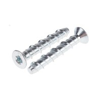 RS Pro アンカーボルト, 炭素鋼 M8 取付穴径8mm 長さ60mm 1袋(25個入) 9086731 9086731 1袋