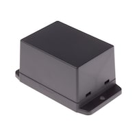 RS Pro 樹脂ボックス, ABS樹脂, 70 x 50 x 42mm 黒 9190339 9190339 1個