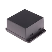 RS Pro 樹脂ボックス, ABS樹脂, 80 x 80 x 43mm 黒 9190351 9190351 1個