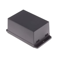 RS Pro 樹脂ボックス, ABS樹脂, 105 x 70 x 50mm 黒 9190354 9190354 1個