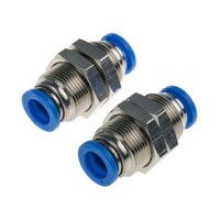 RS Pro バルクヘッドユニオン バルクヘッドユニオン プッシュイン A 12mm B 12mm 1袋(10個入) 1442632 1442632 1袋