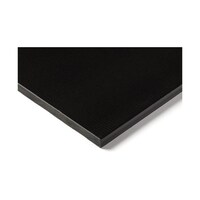 RS Pro ガラス繊維強化プラスチック(GRP)シート 黒 500mm x 305mm x 30mm 1853502 1853502 1セット