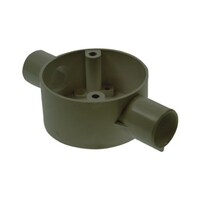 シュナイダーエレクトリック コンジット ネジボックス 黒 PVC 1袋(10個入) 283108 & DILM12XRL 283108 & DILM12XRL 1袋