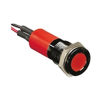 RS Pro LED表示灯 赤 14mm 12 V dc 7038989 7038989 1個