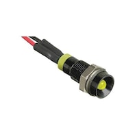 RS Pro LED表示灯 黄 6mm 2 V dc 7227735 7227735 1個