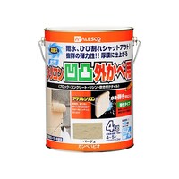 カンペハピオ 水性シリコン凹凸外かべ用 ベージュ 4K 437651203040 437651203040 1個