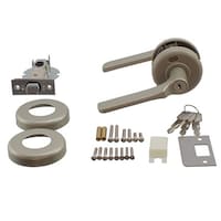 ヒナカS/S かんたん取替レバーハンドル 鍵付間仕切錠 シルバー NP308MLSL5060 NP308MLSL5060 1個