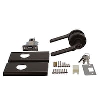 ヒナカS/S かんたん取替レバーハンドル 鍵付間仕切錠 ブロンズ NP358MLB5060 NP358MLB5060 1個