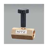 アズワン G 1/4”xRc1/4”ニードルバルブ(圧力計/ロングハンドル EA470CR11 EA470CR11 1個