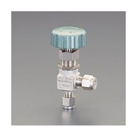 アズワン 1/4” ニードルバルブ(アングル型/ステンレス製) EA470CN402 EA470CN402 1個