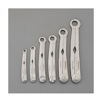 アズワン 6本組 ユニオンナットレンチ(ラチェット式) EA605AF60A EA605AF60A 1組