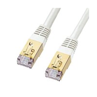アズワン 40 m LANケーブル(CAT7/SCTPタイプ/ホワイト) EA764BB62 EA764BB62 1個