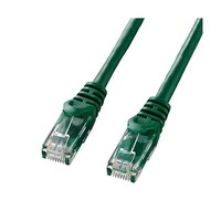 アズワン 15 m LANケーブル(CAT6/エコパッケージ/グリーン) EA764BB337 EA764BB337 1個