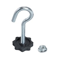 シュナイダーエレクトリック 配線ダクトフック 22 x 62mm 1袋(10個入) KBB40ZFC5 KBB40ZFC5 1袋