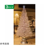 アズワン ホワイトファイバークリスマスツリー H150×W70cm 282841 282841 1セット