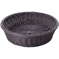 アズワン PP製丸型バスケット ブラック 617989111 617989111 1個